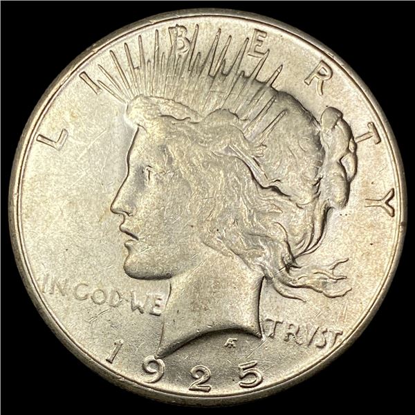 1925 Peace Silver Dollar CHOICE AU