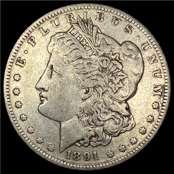 1891-O Silver Morgan Dollar NEARLY UNCIRCULATED
