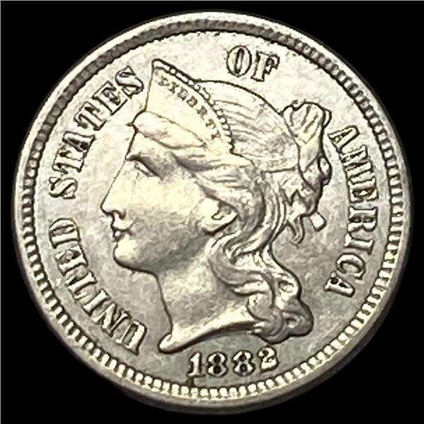 1882 Nickel Three-Cent Piece UNCIRCULATED