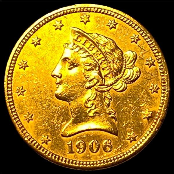 1906-D Gold $10 Liberty Head Eagle UNCIRCULATED