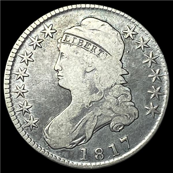 1817 Capped Bust Half Dollar LIGHTLY CIRCULATED
