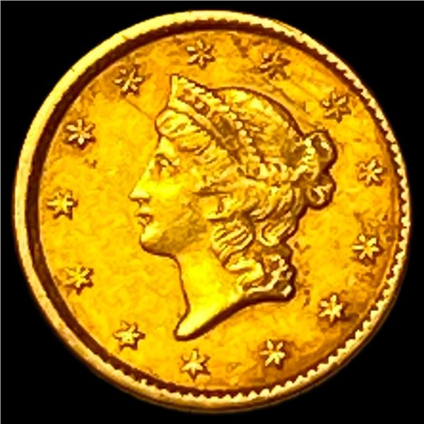 1851 Gold $1 Type 1 CLOSELY UNCIRCULATED