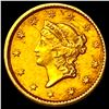 Image 1 : 1851 Gold $1 Type 1 CLOSELY UNCIRCULATED