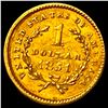 Image 2 : 1851 Gold $1 Type 1 CLOSELY UNCIRCULATED