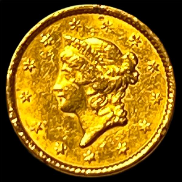 1861-O Gold $1 Liberty Head HIGH GRADE
