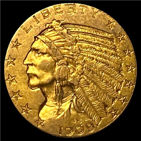 1909 Indian Head Half Eagle $5 Gold UNCIRCULATED