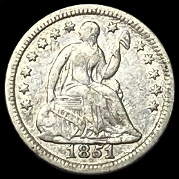 1851-O Silver Half Dime NEARLY UNCIRCULATED