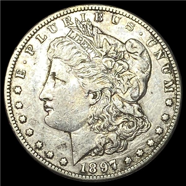 1897-S Silver Morgan Dollar NEARLY UNCIRCULATED