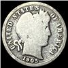 Image 1 : 1905-O Silver Barber Dime NICELY CIRCULATED