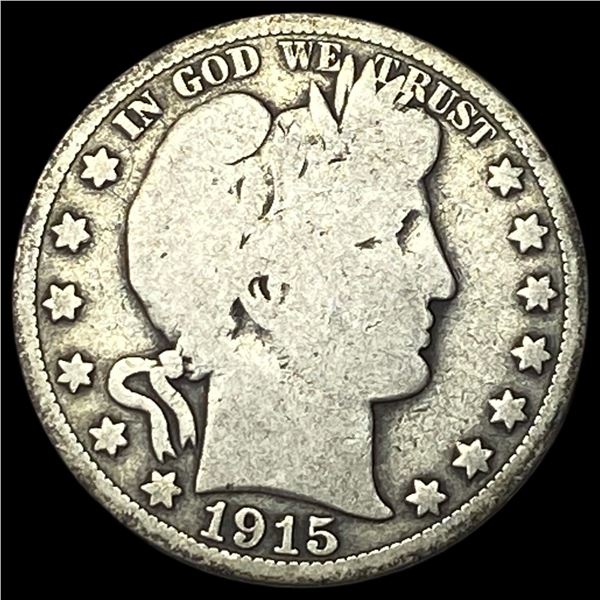 1915 Barber Half Dollar NICELY CIRCULATED