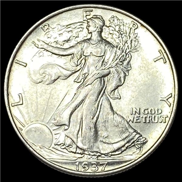 1937 Silver Half Dollar Walking Liberty UNCIRCULATED