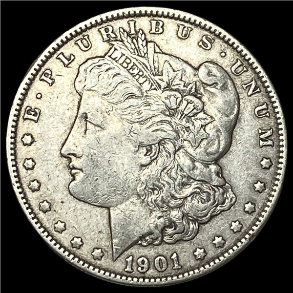 1901 Silver Morgan Dollar NEARLY UNCIRCULATED