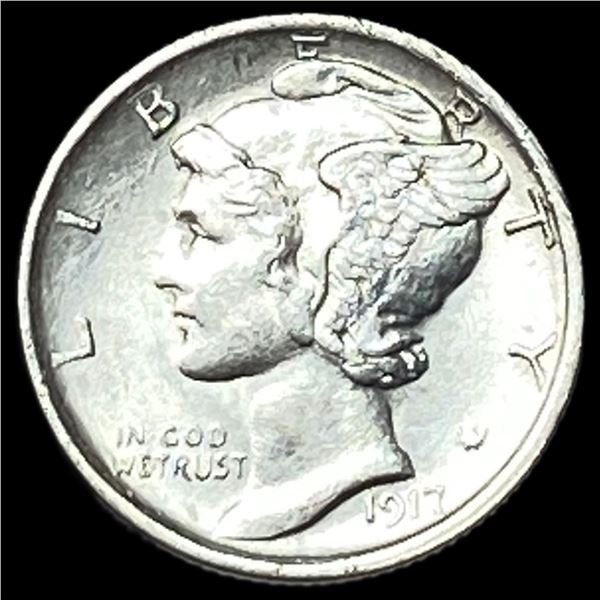 1917-S Silver Mercury Dime UNCIRCULATED