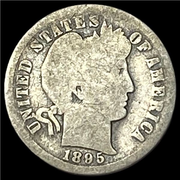 1895-O Silver Barber Dime NICELY CIRCULATED