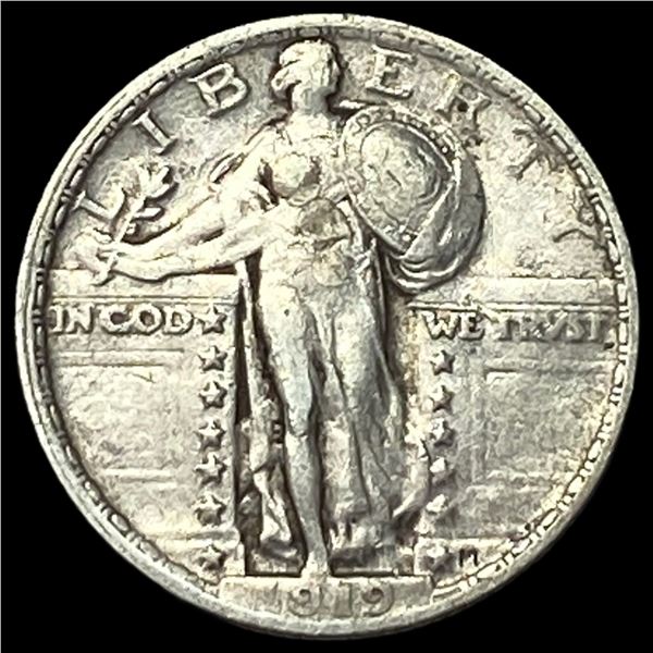 1919 Standing Liberty Quarter NEARLY UNCIRCULATED