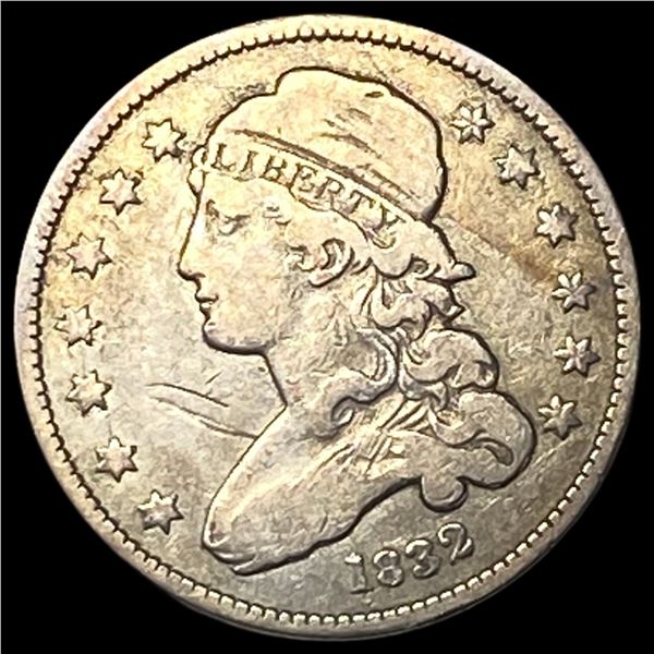 1832 Capped Bust Silver Quarter LIGHTLY CIRCULATED