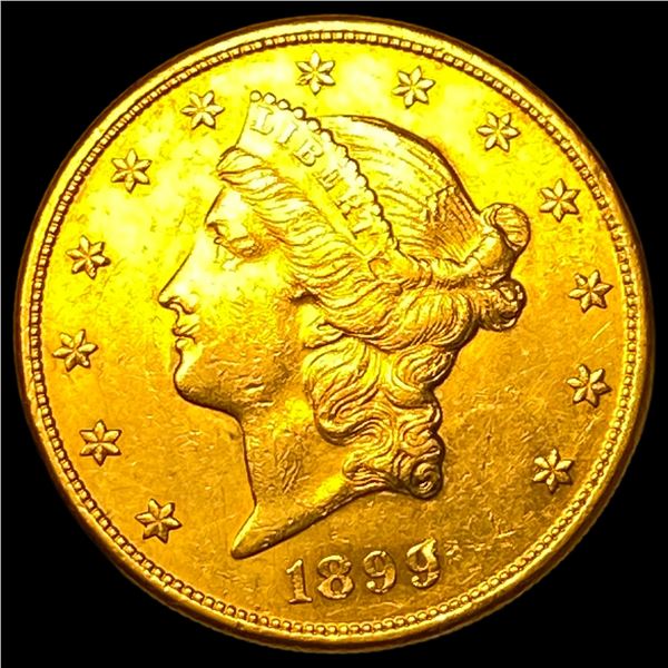 1893-S Liberty Head $20 Gold Double Eagle UNCIRCULATED