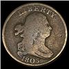 Image 1 : 1803 Draped Bust Half Cent NICELY CIRCULATED