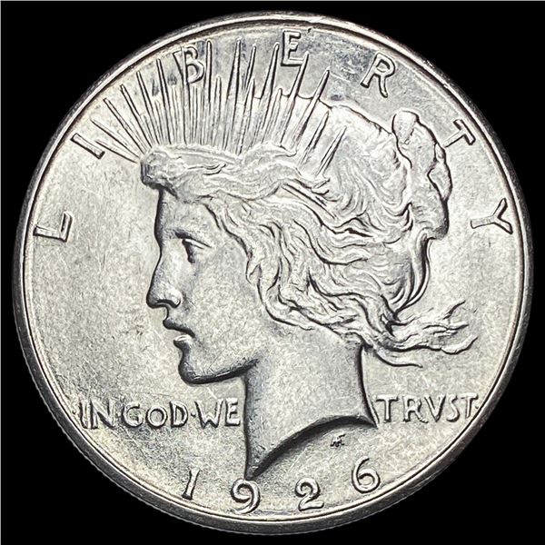1926-S Silver Peace Dollar CHOICE AU