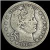 Image 1 : 1914 Barber Silver Quarter LIGHTLY CIRCULATED