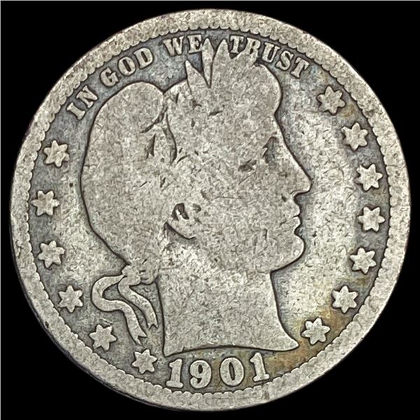 1901-O Silver Barber Quarter UNCIRCULATED