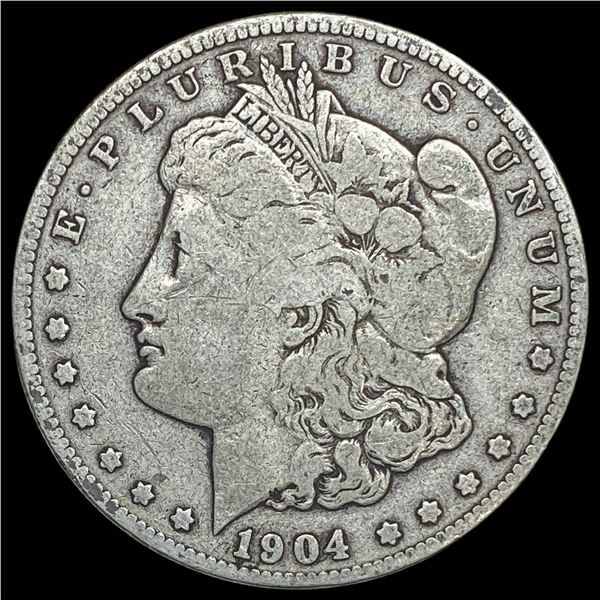 1904-S Silver Morgan Dollar LIGHTLY CIRCULATED