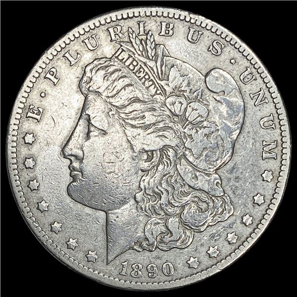 1890-CC Silver Morgan Dollar NEARLY UNCIRCULATED