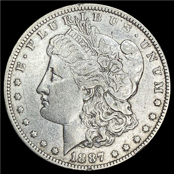 1887 Silver Morgan Dollar CHOICE AU