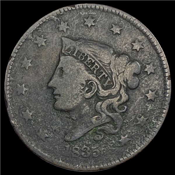 1835 Coronet Head Large Cent LIGHTLY CIRCULATED