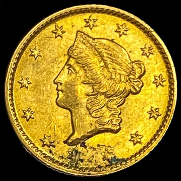 1853 Gold $1 Liberty Head UNCIRCULATED