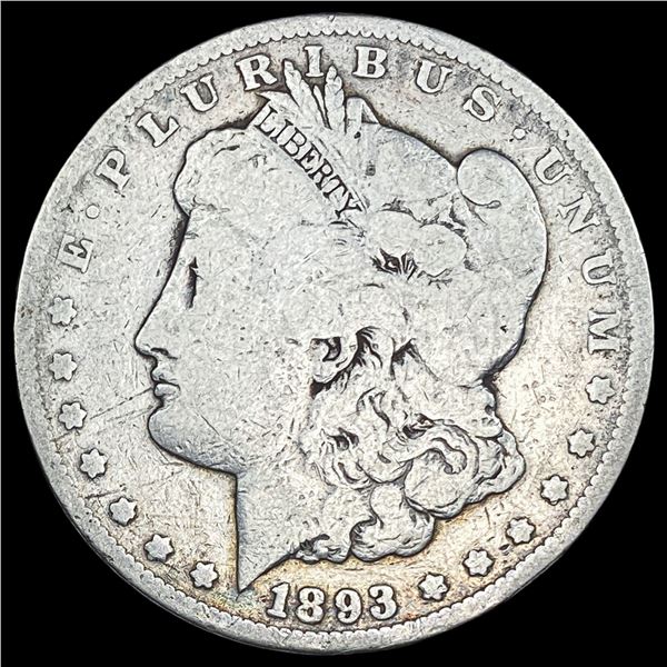 1893-CC Silver Morgan Dollar NICELY CIRCULATED