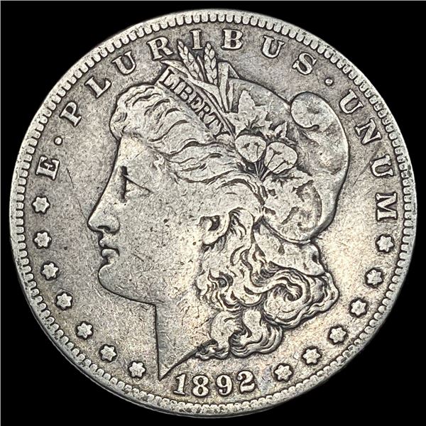 1892-S Silver Morgan Dollar LIGHTLY CIRCULATED
