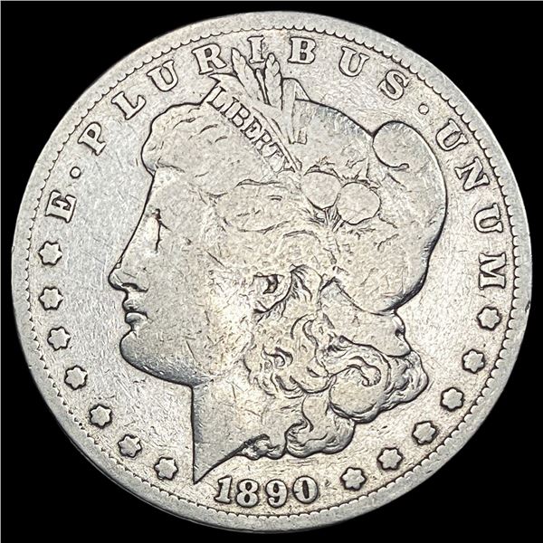 1890-CC Silver Morgan Dollar LIGHTLY CIRCULATED
