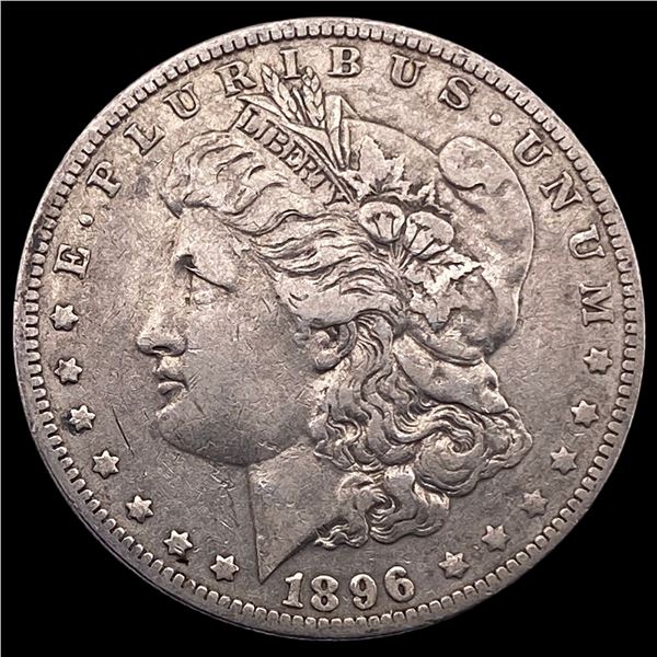 1896-O Silver Morgan Dollar ABOUT UNCIRCULATED