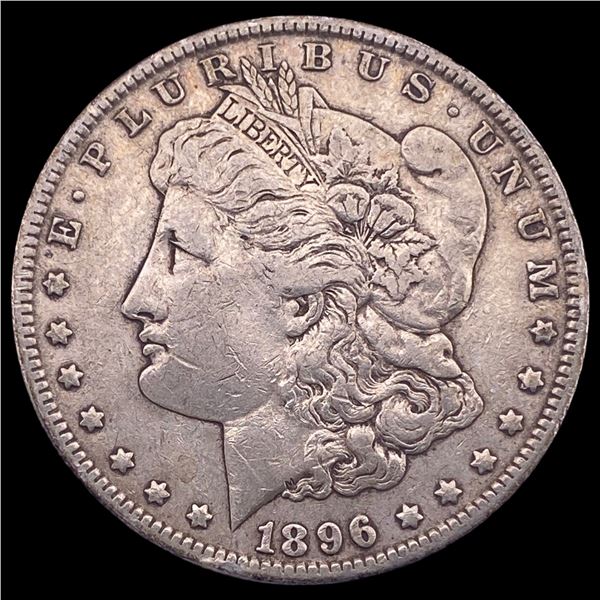 1896-O Silver Morgan Dollar ABOUT UNCIRCULATED