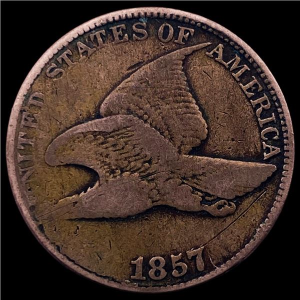 1857 Copper-Nickel Flying Eagle Cent LIGHTLY CIRCULATED