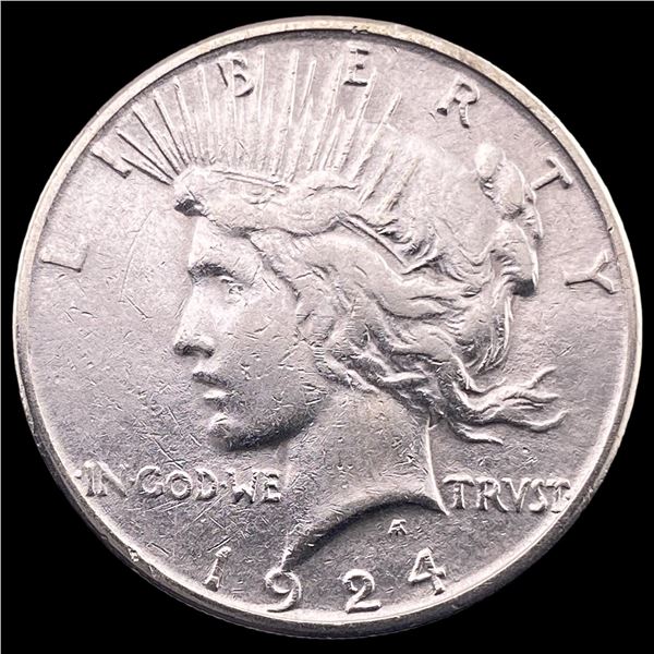 1924 Peace Silver Dollar CHOICE AU