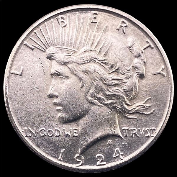 1924 Peace Silver Dollar CHOICE AU