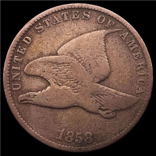 1858 Copper-Nickel Flying Eagle Cent LIGHTLY CIRCULATED