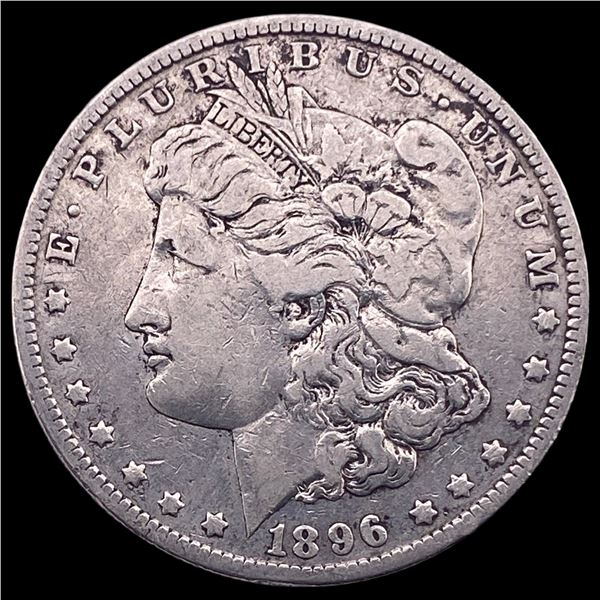 1896-O Silver Morgan Dollar ABOUT UNCIRCULATED
