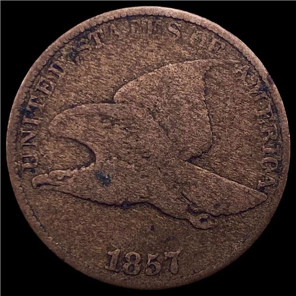 1857 Copper-Nickel Flying Eagle Cent LIGHTLY CIRCULATED