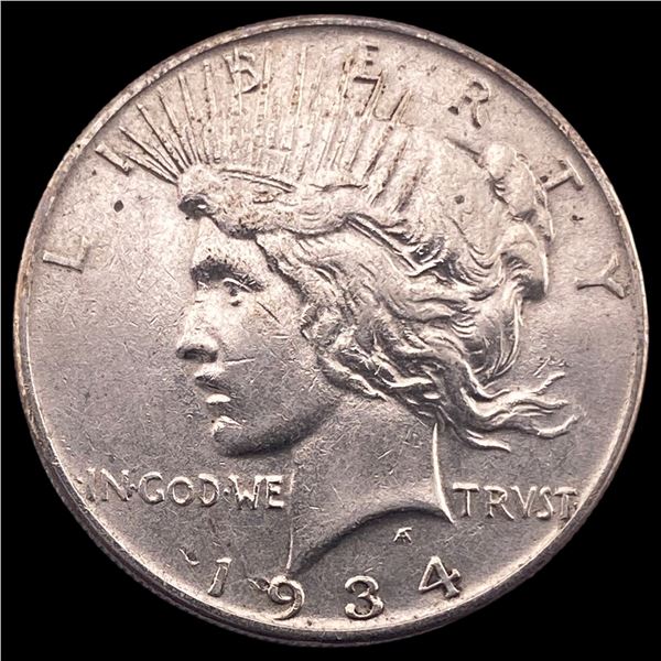 1934 Peace Silver Dollar CLOSELY UNCIRCULATED