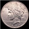 Image 1 : 1934 Peace Silver Dollar CLOSELY UNCIRCULATED