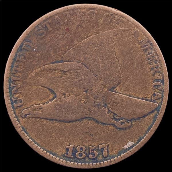 1857 Copper-Nickel Flying Eagle Cent LIGHTLY CIRCULATED