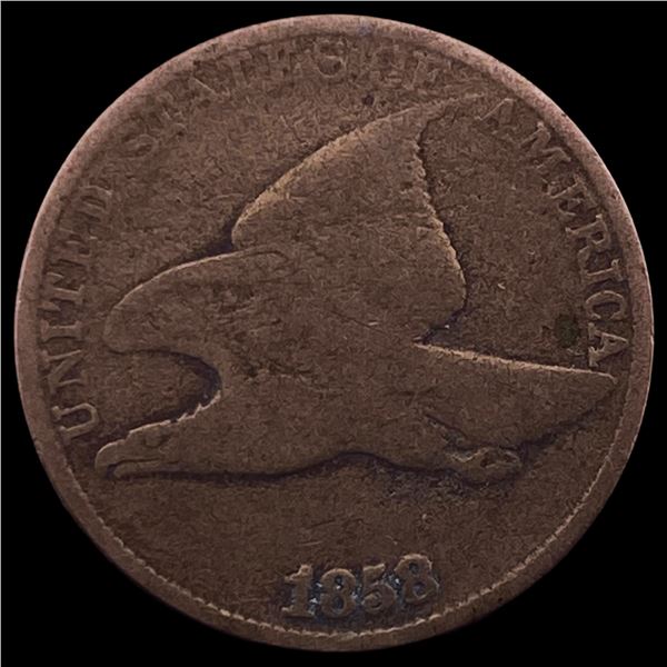 1858 Copper-Nickel Flying Eagle Cent LIGHTLY CIRCULATED