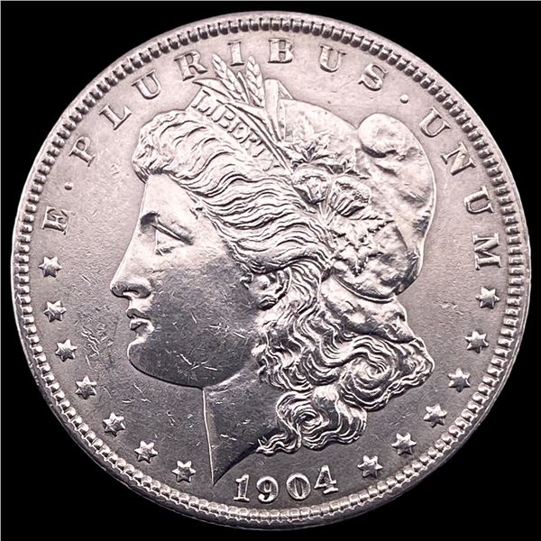 1904 Silver Morgan Dollar CLOSELY UNCIRCULATED
