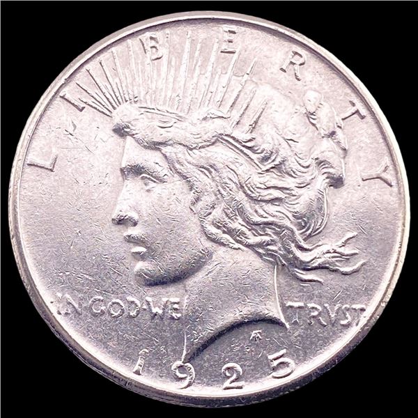 1925-S Silver Peace Dollar CHOICE AU