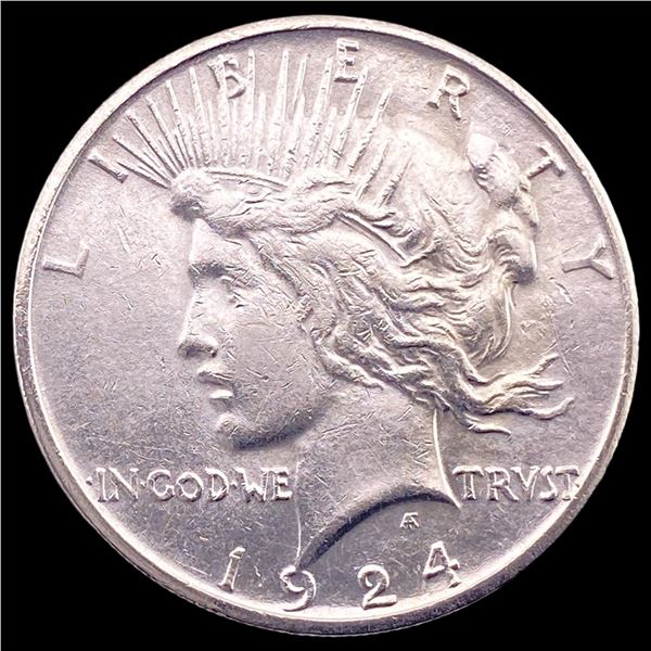 1924 Peace Silver Dollar CHOICE AU