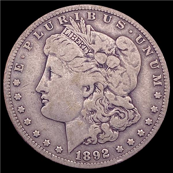1892 Morgan Silver Dollar LIGHTLY CIRCULATED