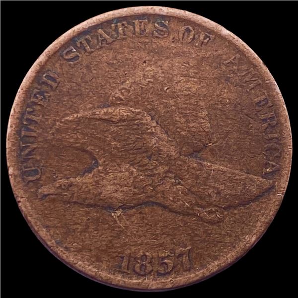 1857 Copper-Nickel Flying Eagle Cent LIGHTLY CIRCULATED